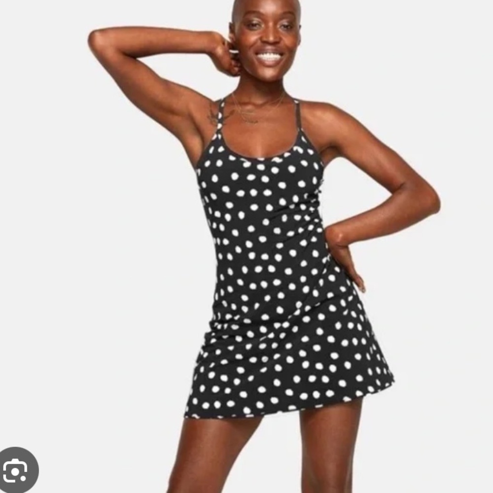 Outdoor Voices Polka Dot Exercise Dress